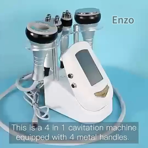 Multifunctional 4-in-1 RF Ultrasonic Beauty Machine 80K Cavitation Professional Fat Burning Equipme