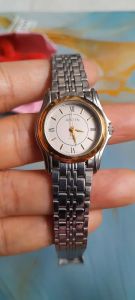 Đồng hồ nữ JUSTEN dây thép không gỉ sang trọng second hand si nhật- đã qua sử dụng