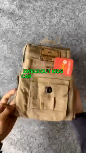 Zweckout Label Celana Panjang Anak Laki-Laki Cargo Slim Fit Kargo Usia 2 - 12 Tahun Grey