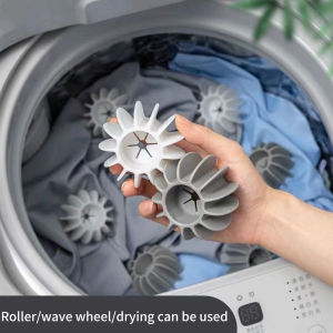 ซิลิโคน Magic Bola Laundry Reusable เสื้อผ้าทำความสะอาดเครื่องมือเครื่องกำจัดขนสัดว์เลี้ยงเครื่องซักผ้า Cat Hair Catcher Bola Laundry
