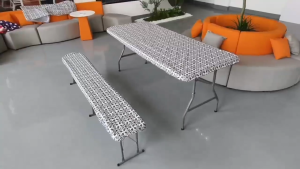 Table Cloth Rectangle Table Cover Elastic Table Covers Folding Lifetime Stretchable Table Cloth Washable Dust Protection