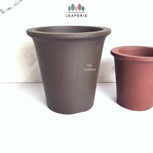 The Leaferie Bonsai (Series 19) plant pots. flowerpot . flowerpots . flower pot . planter . Zisha . Purple sand