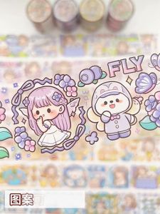 Whitespace Telado Dodojam Secret Garden Sticker Loop Pet Stickers Washi Tape Journal Scrapbooking 提拉多多多酱花园秘境2七彩精灵 Pet手帐分装胶带