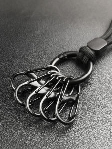 Detachable Multi-Ring Keychain Large Ring Buckle Door Key Management Creative Practical Keychain Circle for Home Organization