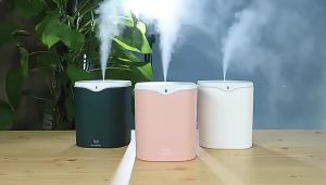 2000ML USB Air Humidifier Double Spray Port Essential Oil Aromatherapy Humificador Cool Mist Maker Fogger Purify for Home Office