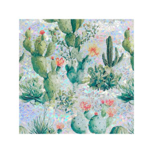 fancy fix | Tropical Plant Rainbow Artistic Translucent Window Film