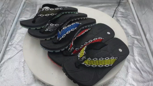 Mens outdoor slippers flip-flop rubber material 236