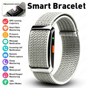 LIGE | Fitness Smart Bracelet IP68 Waterproof Heart Rate Blood Oxygen Sleep Monitor Sports Smart Band Call Notification for Android IOS