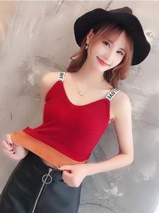 เสื้อกั๊กถักนิตติ้งหนาสำหรับผู้หญิงในฤดูหนาว เสื้อชั้นในแฟชั่นอบอุ่น ผ้าฝ้ายผสมขนสัตว์ ทรงเข้ารูป แขนสั้น เสื้อชั้นในแฟชั่น