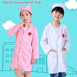 Career Guidance Costume for Kids Boys and Girls Doctor Costume for Kids Role Play Costume Doctor Nurse Costume Childrens Clothing Hallowen Role Play