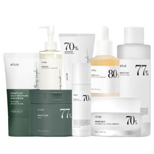 ANUA Heartleaf Series Soothing Toner | Pore Control Cleansing Oil | Heartleaf Silky Moisture Sun Cream SPF50+ PA++++| Calming Cream | Soothing Ampoule | Soothing Lotion | Soothing Cream | Clear Pad