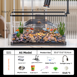 KUOTING | Turtle Tank Filter and Oxygen Integrated System