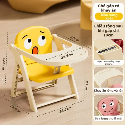 MRUN | Ghế Ăn Dành Cho Bé Đa Năng Gấp Được