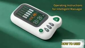 Electric Muscle Stimulator TENS Massager EMS Unit Electrostimulator Pulse Acupuncture Rechargeable Digital Body Relax Device