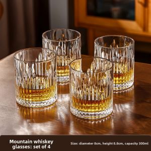 YAGANG | Luxurious Large Capacity Whiskey Glasses Crystal Glass Set