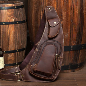 Mantime | Vintage British Handmade Leather Chest Bag