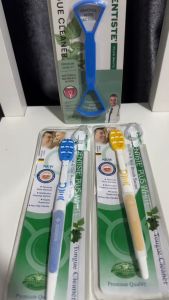 Dentiste Plus White Tongue Cleaner Dentiste + Teeth Permium Natural nightime hydroxyapatite 刮舌器
