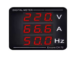 ดิจิตอล V+A+Hz เครื่องวัดแรงดันไฟฟ้า ดิจิตอลมิเตอร์ 1เฟส 220V 3เฟส 380Vดิจิตอล มิเตอร์ มัลติฟังก์ชั่น อัจฉริยะ จอแสดงผล แรงดันV แอมป์A Hz มิเตอร์ AC220V 380V AC50-500V(COD)