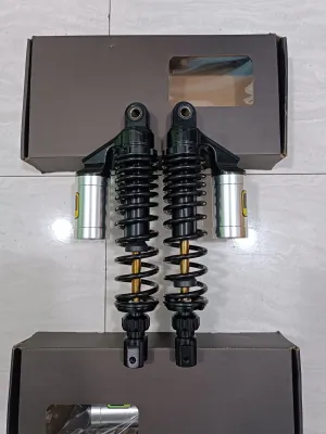 PHUỘC ĐEN BÌNH DẦU BẠC. HÀNG ĐẸP. HÀNG CHẤT LƯỢNG. (1 cập). PHUỘC GẮN XE AB....