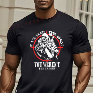 MenS Tactical Sniper Graphic T-Shirt If You Arent The You Werent Selected Today Design Funny Present Short Sleeve TShirts