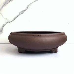 The Leaferie Bonsai Pot / Tray (Series 49) . Plant pot . Zisha . Flowerpot Purple Sand Planter pots