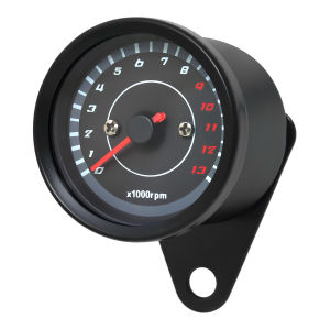 RYSJM | 13000RPM LED Electronic Tachometer Universal 12V Motorcycle Tacho Gauge Meter LED Backlight Tachometer For Honda/Yamaha/Suzuki