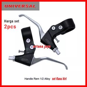 (COD) handle rem sepeda morison lipat BMX mtb dll tuas rem sepeda 1/2 alloy universal untuk semua sepeda