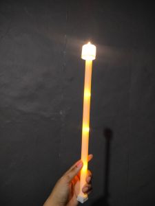 obor elektrik terbaru LED kedip berwarna untuk pawai dan karnaval mainan anak dan dewasa