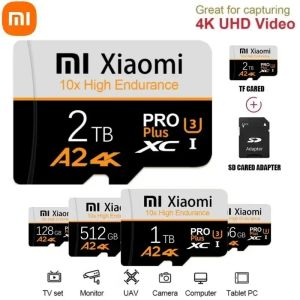 Xiaomi High Speed Storage Card C10 U3 2TB V30 Micro TF SD Card TF Card For Camera Monitoring Devices