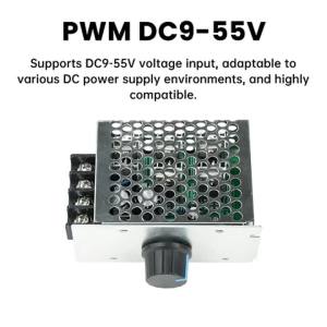 Bộ Điều Khiển Tốc Độ Động Cơ PWM DC9-55V 40A Công Suất Cao 2000W Cho Động Cơ 9V 12V 24V 36V 48V - Điều Khiển Tốc Độ Điện Tử