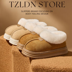 Dép Đi Trong Nhà Mùa Đông Bằng Vải Cotton Có Đế Dày Chống Trượt Dép Đi Trong Nhà Cho Nữ Đế Cao Su Đế Xuồng Đế Cao Su