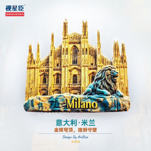 Làm Quen Với Nhà Thờ Milan Bằng Từ Tính 3D Quà Tặng Du Lịch Trang Trí Nhà Phụ Kiện Tủ Lạnh Đồ Trang Trí Hợp Chất Nhựa