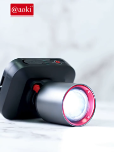 Terlaris ~Senter Kepala Anti Air 80 Watt Cahaya Putih & Cahaya Kuning / Senter Kepala LED AOKI AK-3695A / Senter Kepala 80W Headlamp LED~NOS