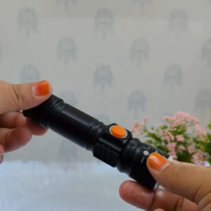 USB Rechargeable LED Flashlight Mini Torch Light Waterproof Zoomable 3 Modes Portable Camping Lamp