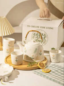 MODERN SWEETHOME | Ceramic Tea Set for Home & Gift