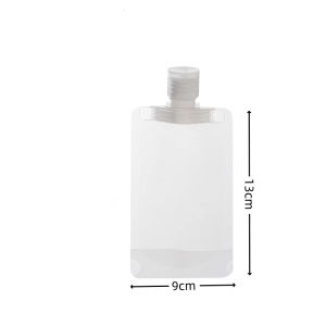 Travel Portable Liquid Storage Bag Cosmetic Shampoo Lotion Shower Gel Face Wash Sub Bottle Divider Bag for Business Trip