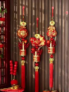 CNY pendants 2026 Year of the Horse Spring Festival decorations New Year decorations for living rooms shopping malls and stores New Years goods