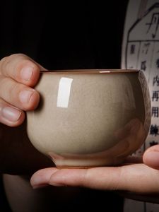 High-End Tea Set Large Capacity Tea Bowl Pig Fat Freeze Owner Cup Mens Large Size Drinking Cup Womens Special Tea Drinking Cup