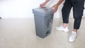Foot operated large trash cans household classified trash cans medical trash cans large capacity with lid