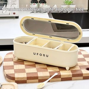 New Household Multi-section Sealed Spice Box