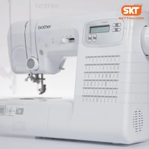 เสื้อผ้า Brothe จักรเย็บผ้า ระบบคอมพิวเตอร์ รุ่น FS60X ดีไซน์ทันสมัย แข็งแรงทนทาน 2 ปี รับประกัน 2 ปี