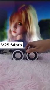 V2S S4PRO 2.0 MULTIMEDIA USB DESKTOP CELLPHONE HIGH QUALITY STEREO SPEAKER