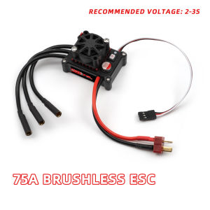 RCXAZ 3650 brushless motor 75A ESC brushless kit suitable for 1/10 RC Arrma Traxxas HSP Redcat RC4WD Tamiya Axial SCX10 D90 HPI