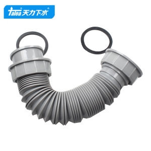 Talea Stainless Steel Double Basin Sink Drainage 50cm with Double Connector Thickened Drainage Kitchen Sink Accessories