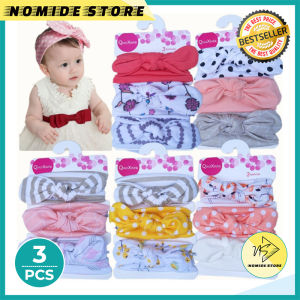 BANDO BAYI PEREMPUAN 3in1 HEADBAND BANDANA BALITA AKSESORIS BABY FASHION KOREA IMPORT AK36