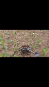 หัวพรวนดิน พลั่วฟันเลื่อย จอบพรวนดิน พลั่วหนา กำจัดวัชพืช จอบดันมือ เครื่องคลายดิน(ผลักด้วยมือ)