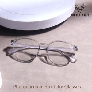 Gentle Fawn Kacamata Antiradiasi Blueray 2in1 Bahan TR90 Bentuk Oval Fashion Pria Wanita Bisa Minus 7051