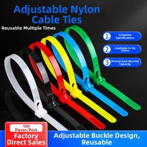 High Strength Reusable Flexible Nylon Cable Tie