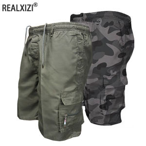 Men Military Tactical Shorts Summer Loose Casual Cargo Shorts Multi Pocket Outdoor Jogging Sweatpants Hiking Pants