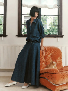 edition | Jacket and Denim Dress Separates 2PCs Set New for Fall